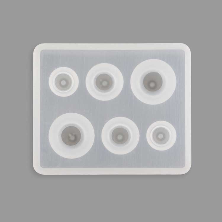 UV Silicone Resin Mold / Teardrop (Half-drilled 24×15mm/18×12mm/11×9mm)