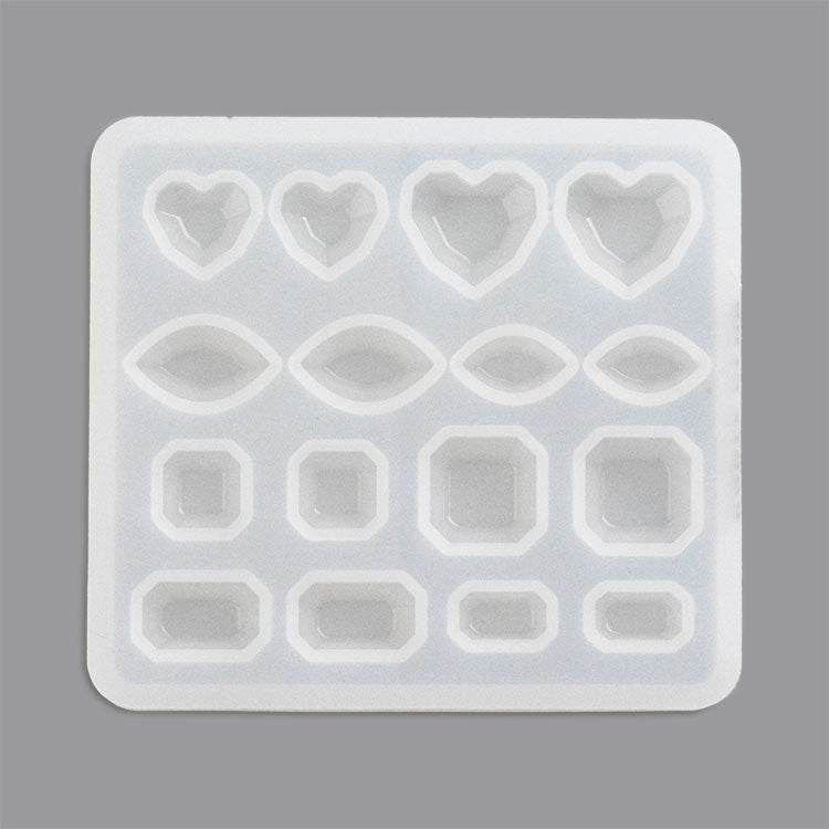 UV Silicone Resin Mold / 8 Types of Mini Gemstones